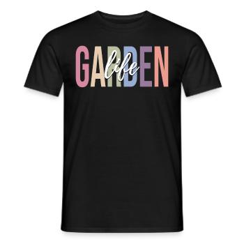 Gardening Gardener - Men's T-Shirt - black - Front - AI Model Male 178 light (178cm)