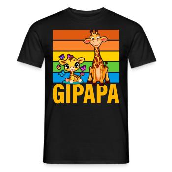 Gipapa - Männer T-Shirt - Schwarz - Vorne - AI Model Male 178 light (178cm)