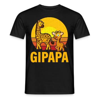 Gipapa - Männer T-Shirt - Schwarz - Vorne - AI Model Male 178 light (178cm)