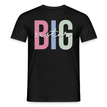 Older sister - Men's T-Shirt - black - Front - AI Model Male 178 light (178cm)