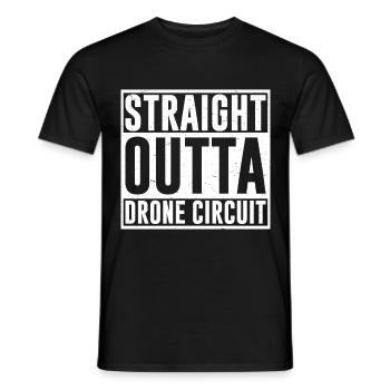 Witziger FPV Drohnen Spruch für Drohnen Pilot - Männer T-Shirt - Schwarz - Vorne - AI Model Male 178 light (178cm)