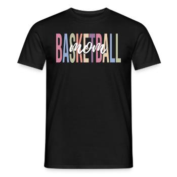 Korbballspieler - Männer T-Shirt - Schwarz - Vorne - AI Model Male 178 light (178cm)