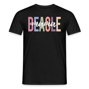 Beagle Hund Beagle Mama Beagle Liebhaber Beagle Fr - Männer T-Shirt - Schwarz - Vorne - AI Model Male 178 light (178cm)