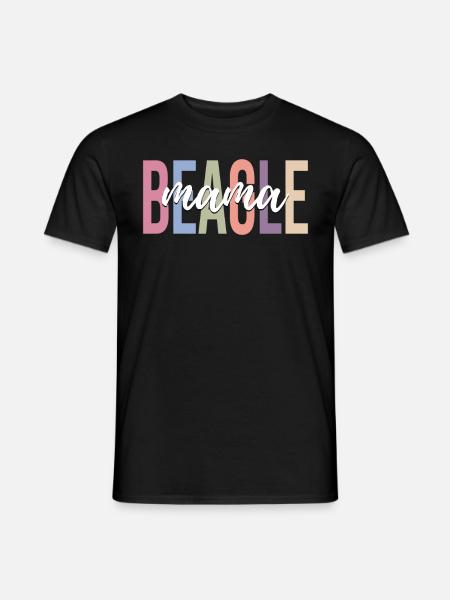 Beagle Chien Beagle Maman Beagle Lover Beagle Fr - T-shirt homme - noir