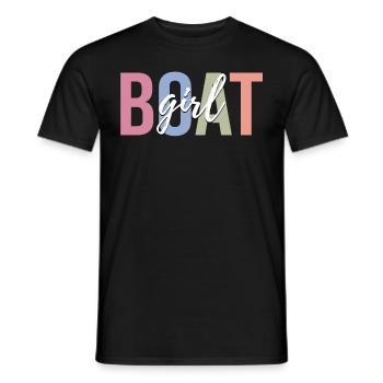 Bootfahren Bootfahrerin - Männer T-Shirt - Schwarz - Vorne - AI Model Male 178 light (178cm)