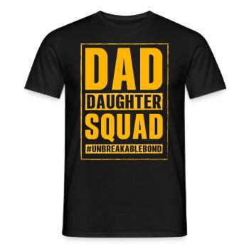 Vater-Tochter-Truppe - Männer T-Shirt - Schwarz - Vorne - AI Model Male 178 light (178cm)