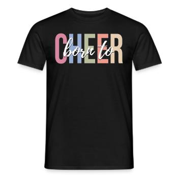 Cheerleading Cheerleaders - Men's T-Shirt - black - Front - AI Model Male 178 light (178cm)