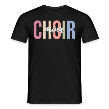 Singer Choir singer Musician - Men's T-Shirt - black - Front - AI Model Male 178 light (178cm)