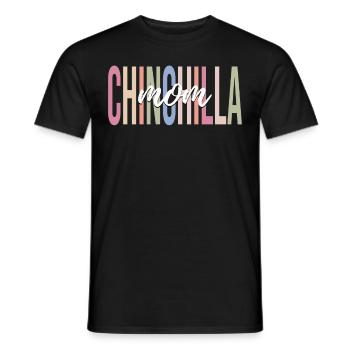 Weibliche Chinchilla-Liebhaberin - Männer T-Shirt - Schwarz - Vorne - AI Model Male 178 light (178cm)