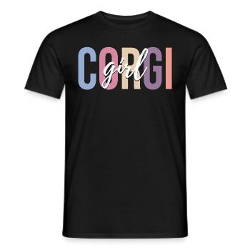 Dog lover - Men's T-Shirt - black - Front - AI Model Male 178 light (178cm)