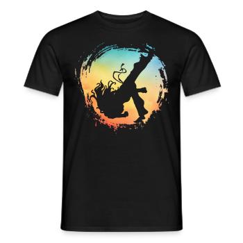 Capoeira - T-shirt homme - noir - Devant - AI Model Male 178 light (178cm)