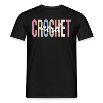 Crochet Tricot Yarn Lover - T-shirt homme - noir - Devant - AI Model Male 178 light (178cm)