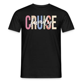 Croisière Vacances Croisière Bateau de croisière - T-shirt homme - noir - Devant - AI Model Male 178 light (178cm)