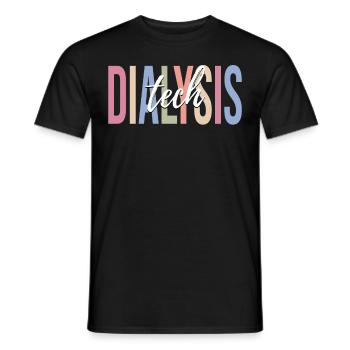 Dialyse-Techniker - Männer T-Shirt - Schwarz - Vorne - AI Model Male 178 light (178cm)