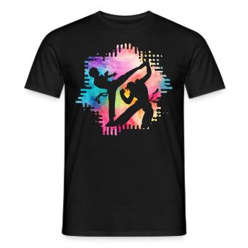 Capoeira - T-shirt homme - noir - Devant - AI Model Male 178 light (178cm)