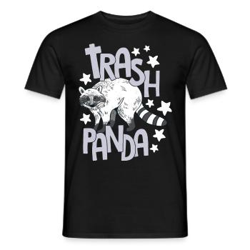 Trash Panda Raccoons Possum Design für Stinktier-L - Männer T-Shirt - Schwarz - Vorne - AI Model Male 178 light (178cm)