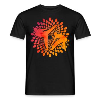 Capoeira - Men's T-Shirt - black - Front - AI Model Male 178 light (178cm)