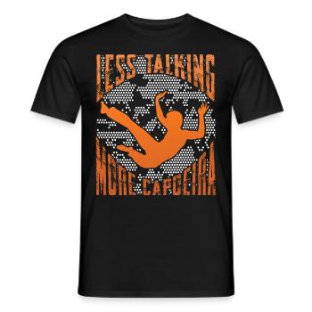 Moins de paroles, plus de Capoeira - T-shirt homme - noir - Devant - AI Model Male 178 light (178cm)