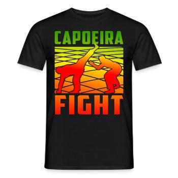Capoeira Fight - Men's T-Shirt - black - Front - AI Model Male 178 light (178cm)
