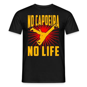 Pas de Capoeira, pas de vie - T-shirt homme - noir - Devant - AI Model Male 178 light (178cm)