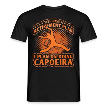 Yes, I have a retirement plan I plan on doing - Men's T-Shirt - black - Front - AI Model Male 178 light (178cm)