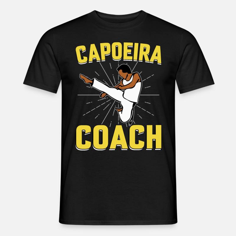 Capoeira Trainer - Männer T-Shirt - Schwarz