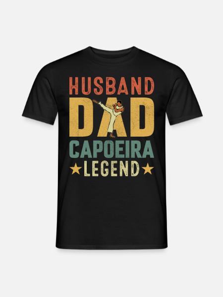 Husband Dad Capoeira Legend - Men's T-Shirt - black