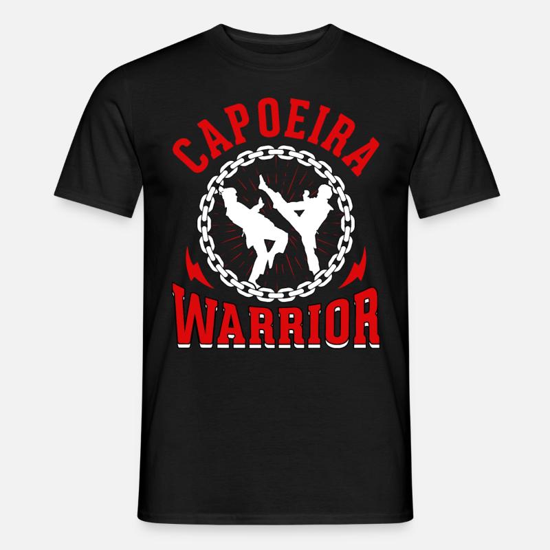 Capoeira Krieger - Männer T-Shirt - Schwarz