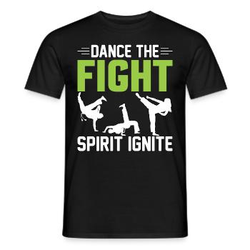 Dansez l’ combatif - T-shirt homme - noir - Devant - AI Model Male 178 light (178cm)