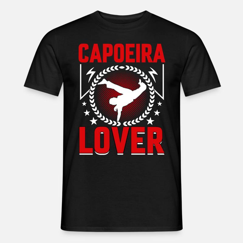 Capoeira Liebhaber - Männer T-Shirt - Schwarz