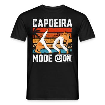 Mode Capoeira activé - T-shirt homme - noir - Devant - AI Model Male 178 light (178cm)