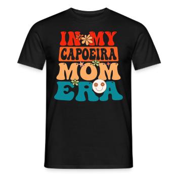 In my Capoeira Mom era - Men's T-Shirt - black - Front - AI Model Male 178 light (178cm)