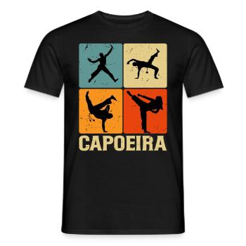 Capoeira - T-shirt homme - noir - Devant - AI Model Male 178 light (178cm)