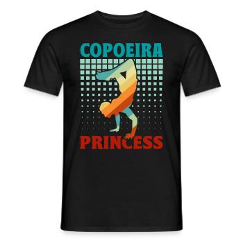 Capoeira Prinzessin - Männer T-Shirt - Schwarz - Vorne - AI Model Male 178 light (178cm)