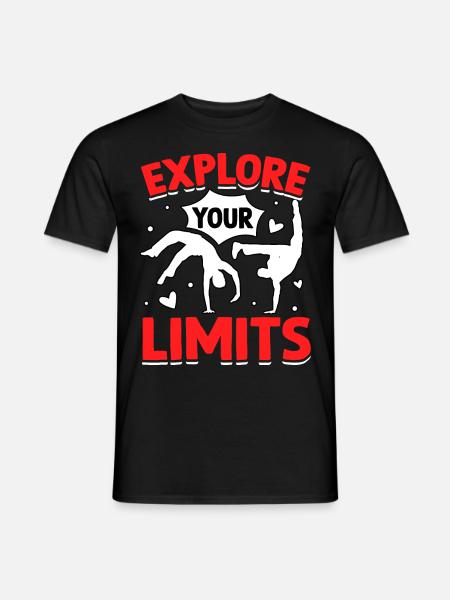 Explore your Limits - Men's T-Shirt - black