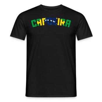 Capoeira - Men's T-Shirt - black - Front - AI Model Male 178 light (178cm)