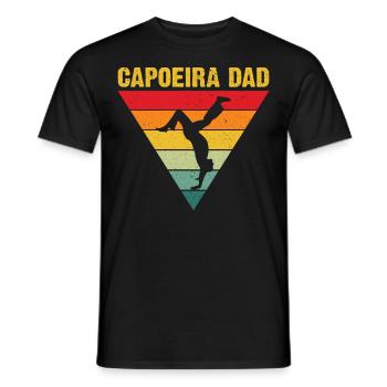 Capoeira Papa - Männer T-Shirt - Schwarz - Vorne - AI Model Male 178 light (178cm)
