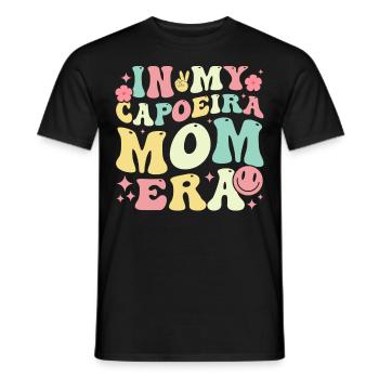 In my Capoeira Mom Era - Men's T-Shirt - black - Front - AI Model Male 178 light (178cm)