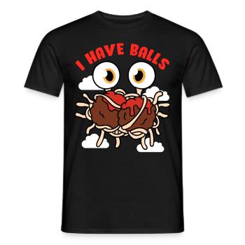 Flying Spaghetti Monster FSM - Men's T-Shirt - black - Front - AI Model Male 178 light (178cm)