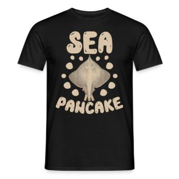 Lustiger Stingray Sea Pancake Grafikdesign für Fan - Männer T-Shirt - Schwarz - Vorne - AI Model Male 178 light (178cm)