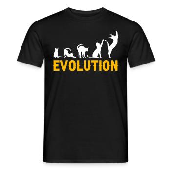 Großer Floppa Karakal Katze Meme - Männer T-Shirt - Schwarz - Vorne - AI Model Male 178 light (178cm)
