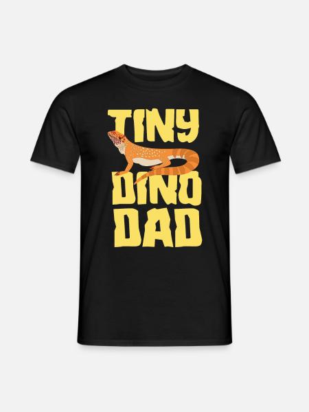 Bearded Dragon Beardie Dad - Men's T-Shirt - black