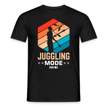 Drôle de dicton de jonglerie - T-shirt homme - noir - Devant - AI Model Male 178 light (178cm)
