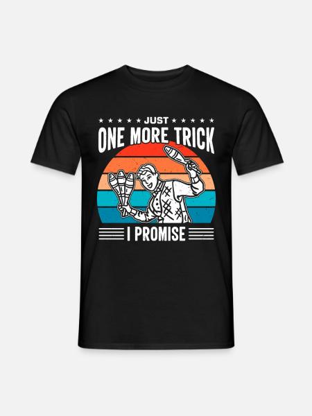Funny juggling saying - Men's T-Shirt - black