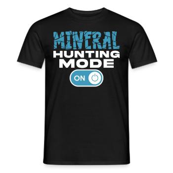 Chasse aux roches Chasseur de minéraux - T-shirt homme - noir - Devant - AI Model Male 178 light (178cm)