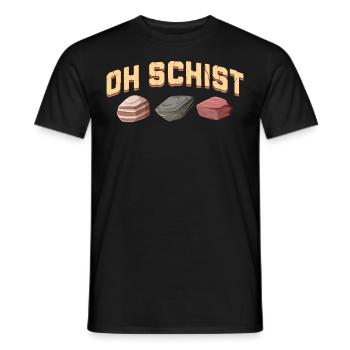 Rock Hunting Mineral Hunter - Men's T-Shirt - black - Front - AI Model Male 178 light (178cm)