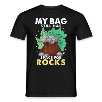 Felsenjagd Mineral - Männer T-Shirt - Schwarz - Vorne - AI Model Male 178 light (178cm)