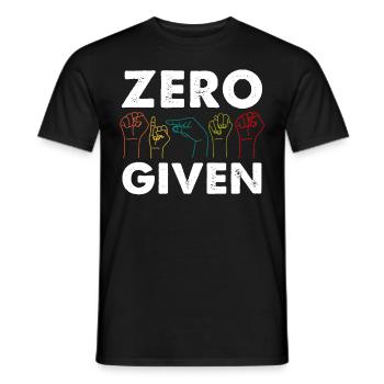 Deaf Pride ASL Gebärdensprache - Männer T-Shirt - Schwarz - Vorne - AI Model Male 178 light (178cm)