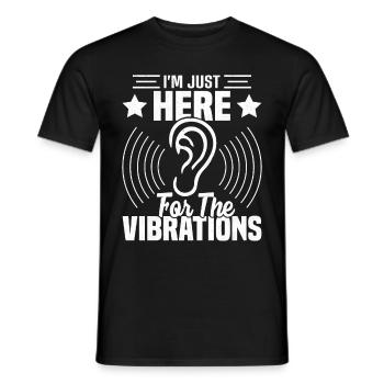 Deaf Pride ASL Gebärdensprache - Männer T-Shirt - Schwarz - Vorne - AI Model Male 178 light (178cm)