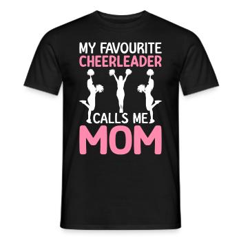 Cheerleading Cheer Squad Favorite Cheerleaders - Men's T-Shirt - black - Front - AI Model Male 178 light (178cm)